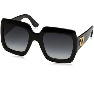 Gucci Oversized Square Sunglasses (Black 54mm)